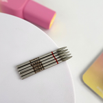 KIT - 5 BROCAS CHAMA DIAMANTADAS LONG PRO (VERMELHA) - 2.3mm