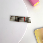 KIT - 5 BROCAS CHAMA DIAMANTADAS LONG PRO (VERMELHA) - 2.3mm