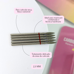 Kit - 5 Brocas Chama Diamantadas (Vermelha) - 2.3mm