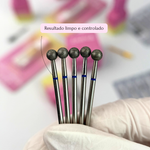 Kit - 5 Brocas Esféricas (Azul)