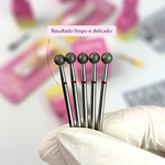 Kit - 5 Brocas Esféricas (Vermelha)