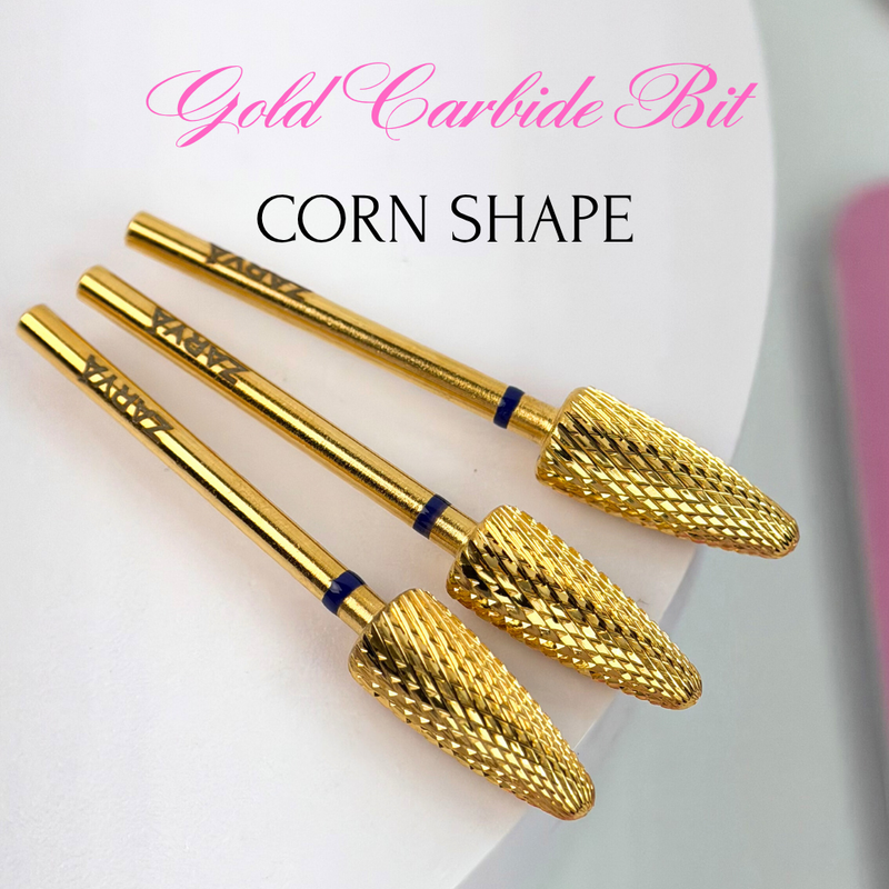 Gold Carbide Bit – Corn Shape