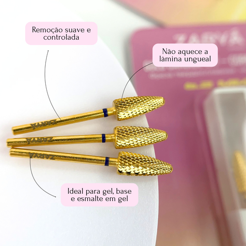 Gold Carbide Bit – Corn Shape